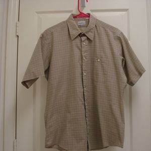Saks Fifth Avenue Short Sleeve Button Down Shirt L